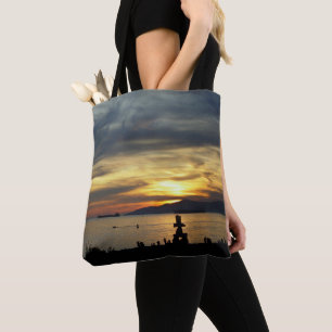 Vancouver Souvenir Tote Bag Vancouver Sunset Bags