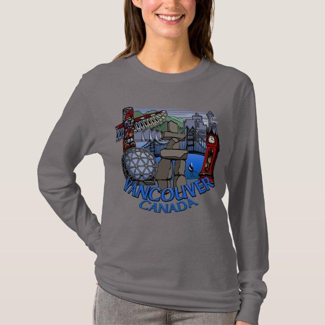 Vancouver Souvenir Women's Plus Size Shirt (Front)
