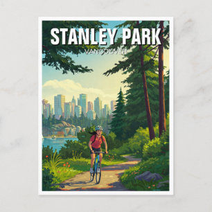 Vancouver Stanley Park Canada Travel Postcard