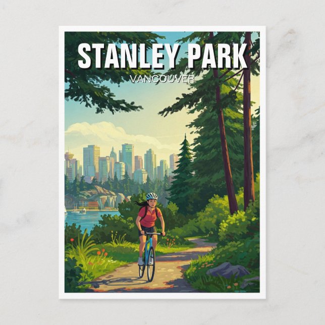 Vancouver Stanley Park Canada Travel Postcard (Front)