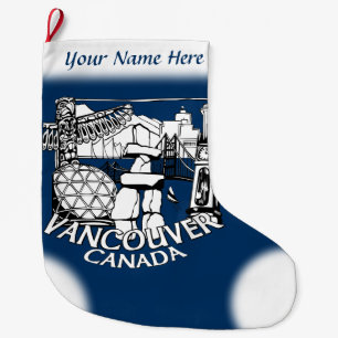 Vancouver Stocking Vancouver Christmas Stocking