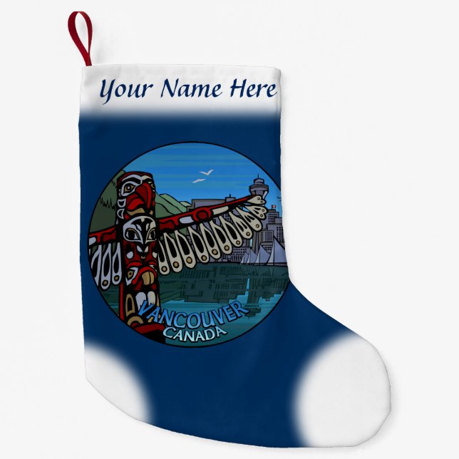 Vancouver Stocking Vancouver Christmas Stocking (Front)