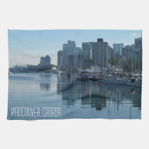 Vancouver Towel Personalised Souvenir Tea Towel