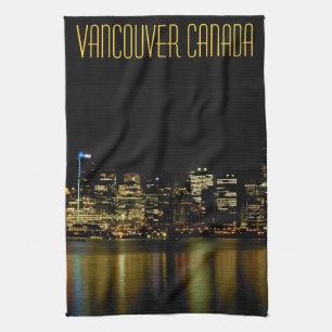 Vancouver Towel Personalised Souvenir Tea Towel
