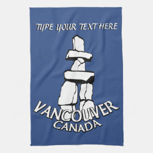 Vancouver Towel Personalised Vancouver Tea Towel