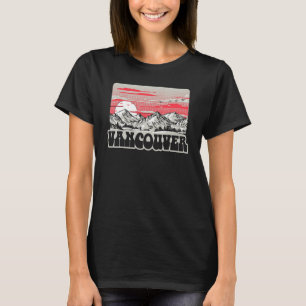 Vancouver Vintage Eighties Mountains Retro Graphic T-Shirt