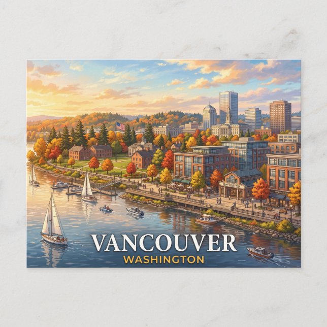 Vancouver Washington Travel  Postcard (Front)