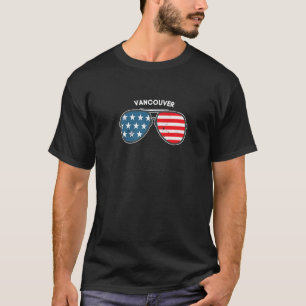 Vancouver Washington Wa Us Cities America 4th Of J T-Shirt