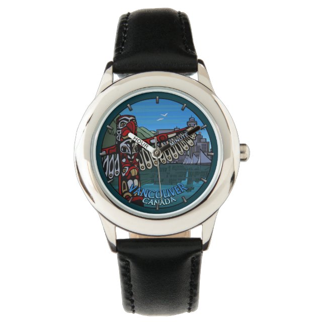 Vancouver Watch Kid's Vancouver Canada Wristwatch (Front)