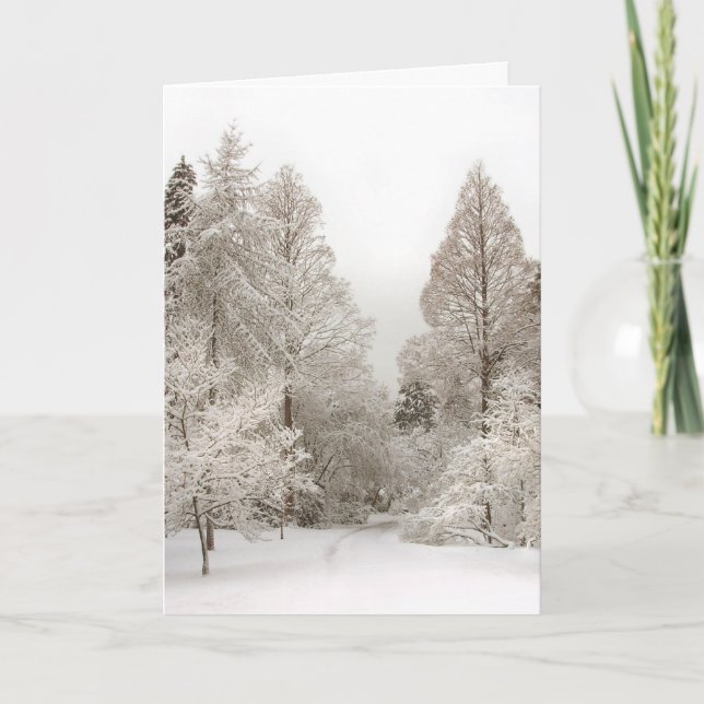 Vancouver Winter Cards Print Canada Souvenir (Front)