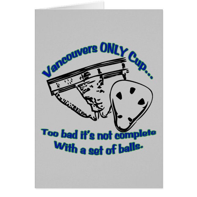 Vancouver's Only Cup Card (Front)