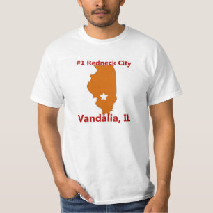 Vandalia #1 Redneck City in Illinois Men's Tshirt
