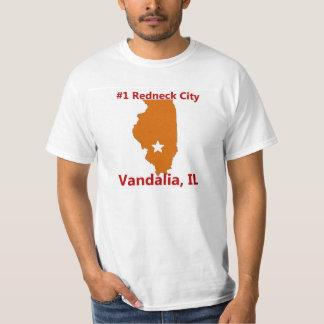 Vandalia #1 Redneck City in Illinois Men's Tshirt