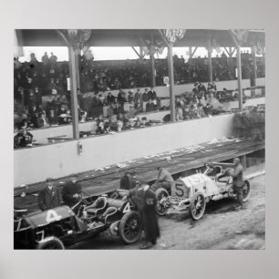 Vanderbilt Cup: 1908 Poster