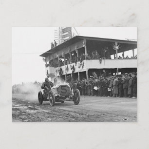 Vanderbilt Cup Auto Race, 1908 Postcard