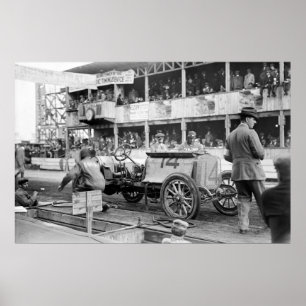 Vanderbilt Cup Race Car: 1910 Poster