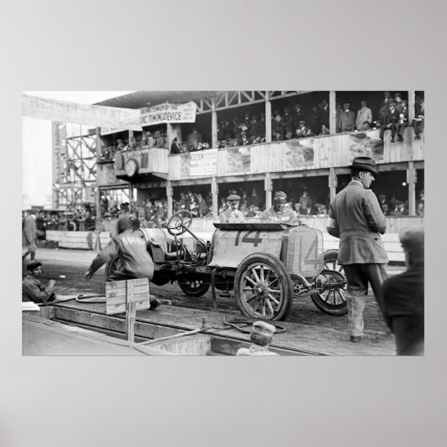Vanderbilt Cup Race Car: 1910 Poster (Front)