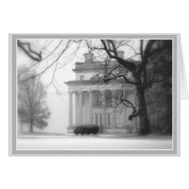 Vanderbilt Mansion In Winter (Front Horizontal)