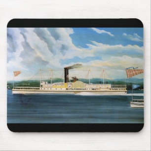 Vanderbilt steamboat 1847 mouse mat