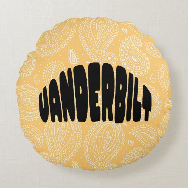 Vanderbilt University Pillow (Front)