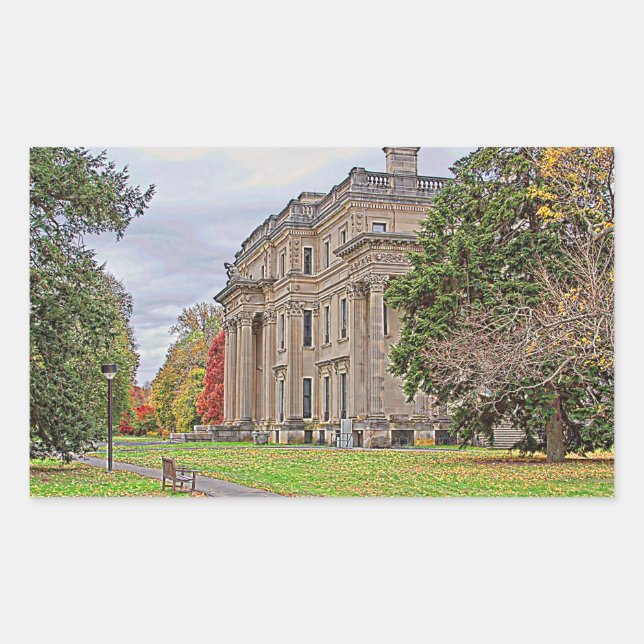 Vanderbuilt Mansion Rectangular Sticker (Front)
