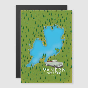 Vänern Sweden lake map