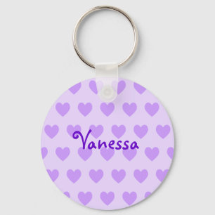Vanessa in Purple Key Ring