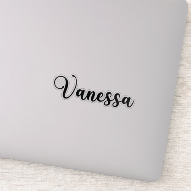 Vanessa Name - Handwritten Calligraphy (Detail)