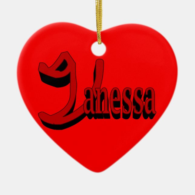 Vanessa Ornament (Front)