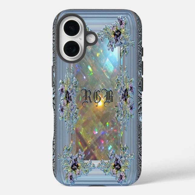 Vanfleet Victorian Girl Monogram Case-Mate iPhone Case (Back)