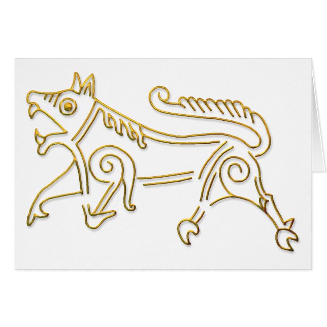 Vang Runestone-gold outline (Front Horizontal)