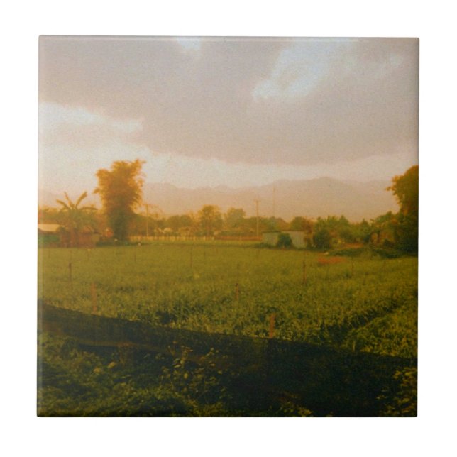 Vang Vieng - Laos  Tile (Front)