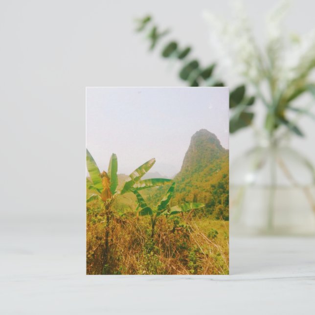 Vang Vieng Trail - Laos Holiday Postcard (Standing Front)