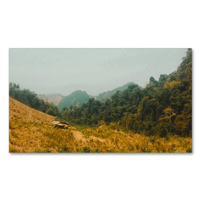 Vang Vieng Trail  Magnetic Business Card (Front)