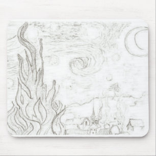 VanGogh-jlp-Stationery, ©jlp Mouse Mat