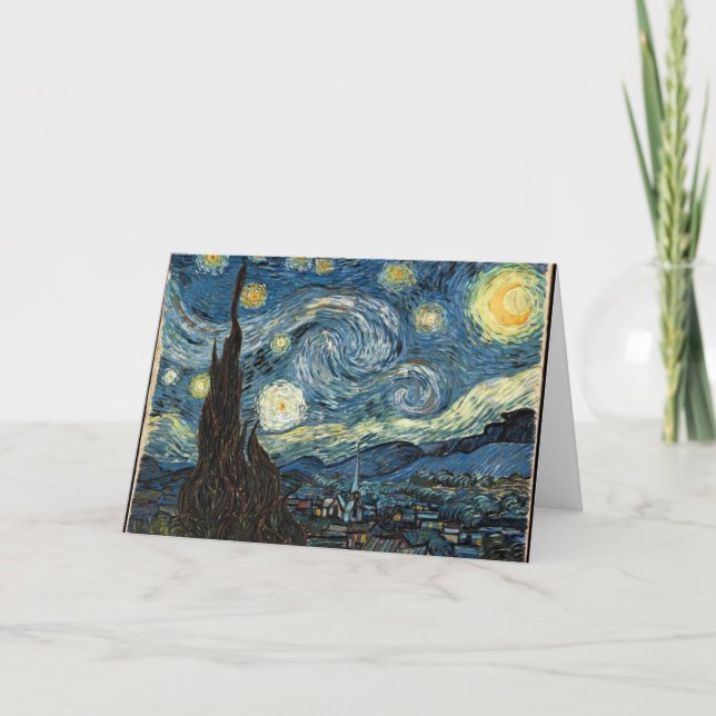 vangogh-starry night edit card (Front)