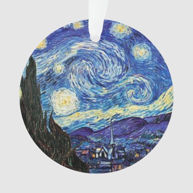 VanGogh, Starry Night, Ornament (Front)