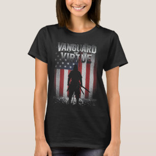 Vanguard of Virtue American Flag Memorial T-Shirt