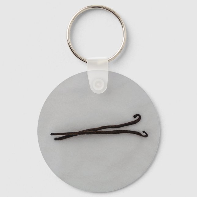 Vanilla bean with sugar key ring (Front)