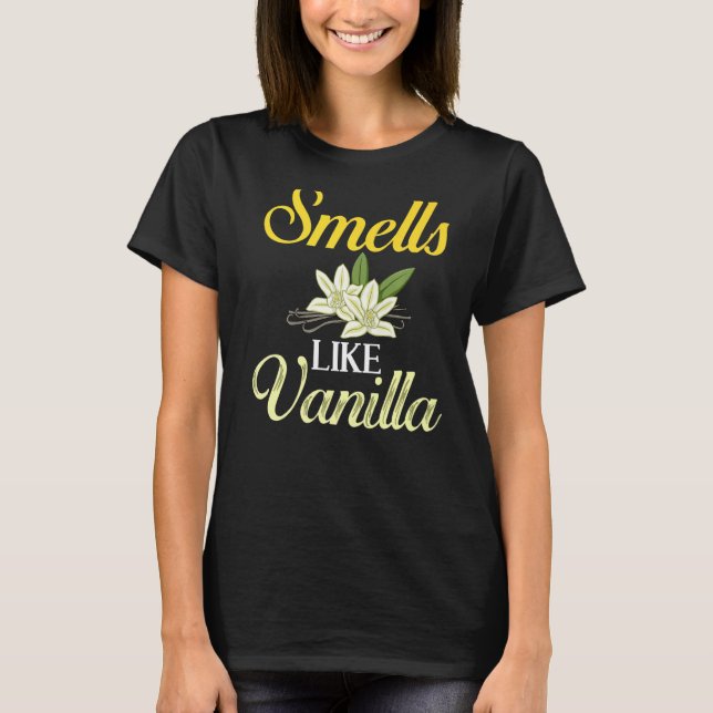 Vanilla Beans Extract Bourbon Ice Cream Paste Powd T-Shirt (Front)