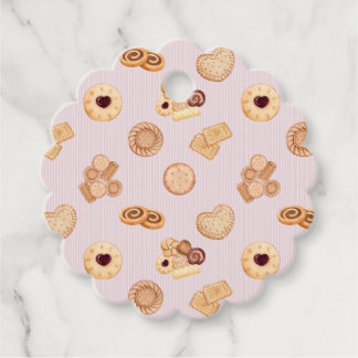 Vanilla Cookies Favour Tags