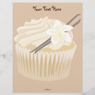 Vanilla Cupcake Letterhead