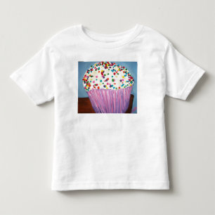 "Vanilla Cupcake With Sprinkles Toddler T-Shirt