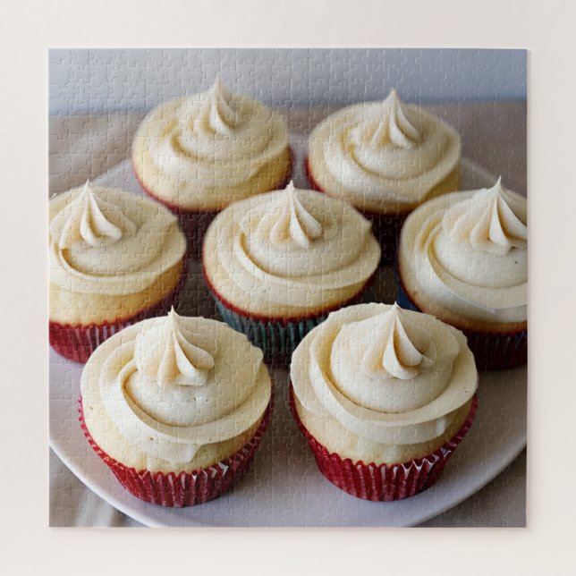 Vanilla Cupcakes Jigsaw Puzzle (Vertical)
