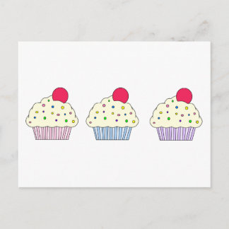 Vanilla Cupcakes Postcard