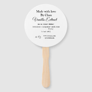 Vanilla extract homemade add ingredients weight de hand fan