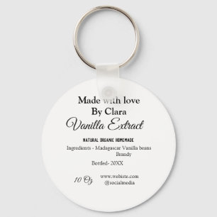 Vanilla extract homemade add ingredients weight de key ring