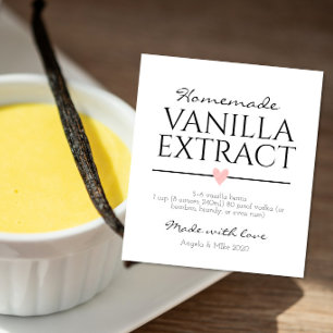Vanilla Extract Label
