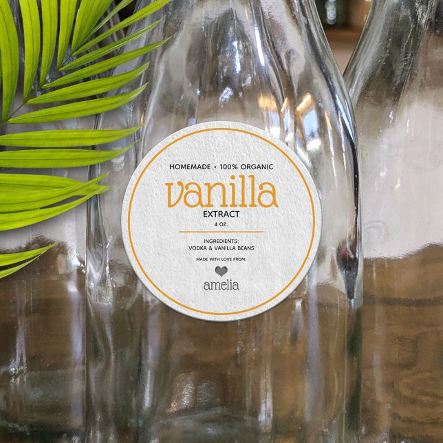 Vanilla Extract Personalised Bottling Label (Creator Uploaded)