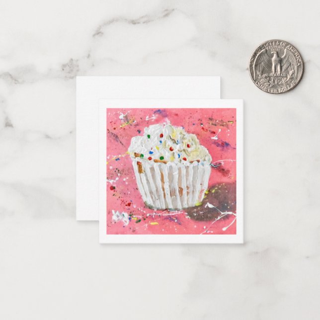 Vanilla Frosting Card (Front/Back In Situ)